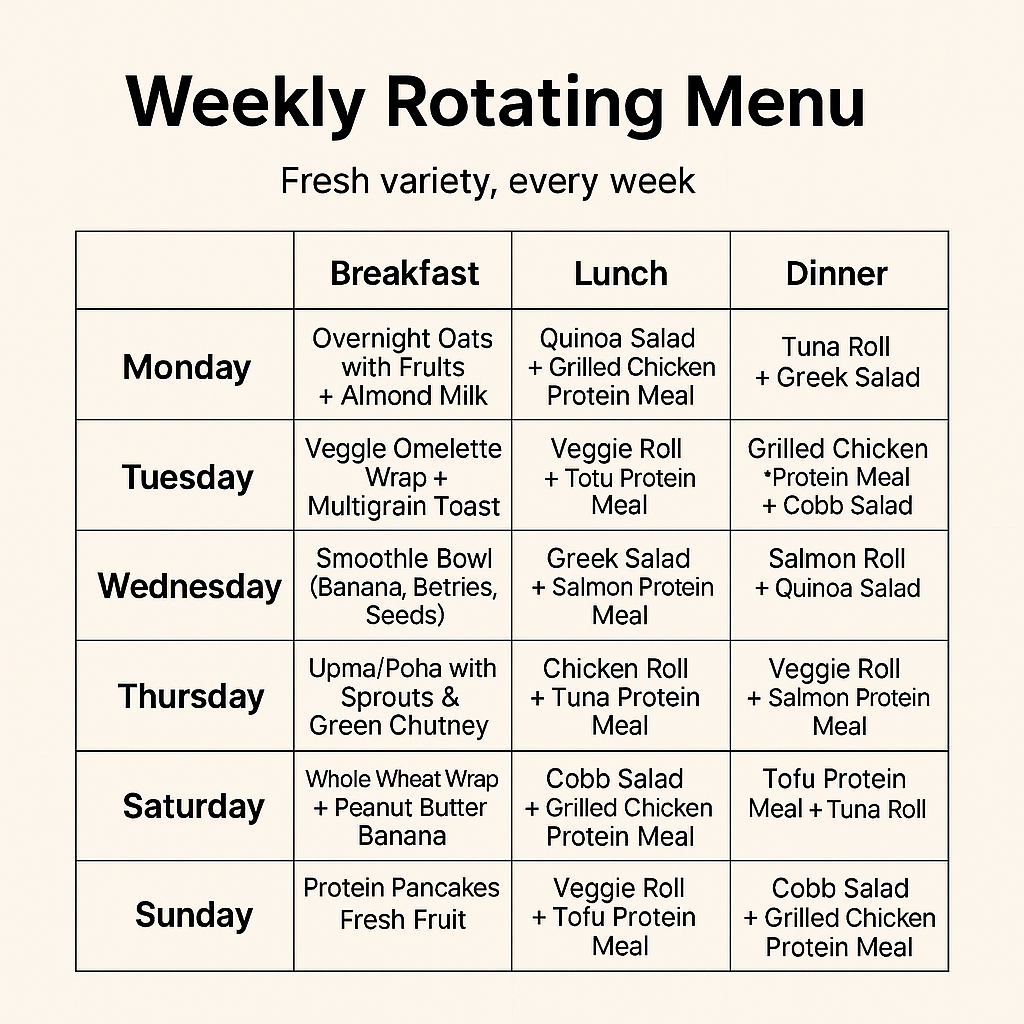 3 Meals/Day – 60-Day Plan (Breakfast + Lunch + Dinner)